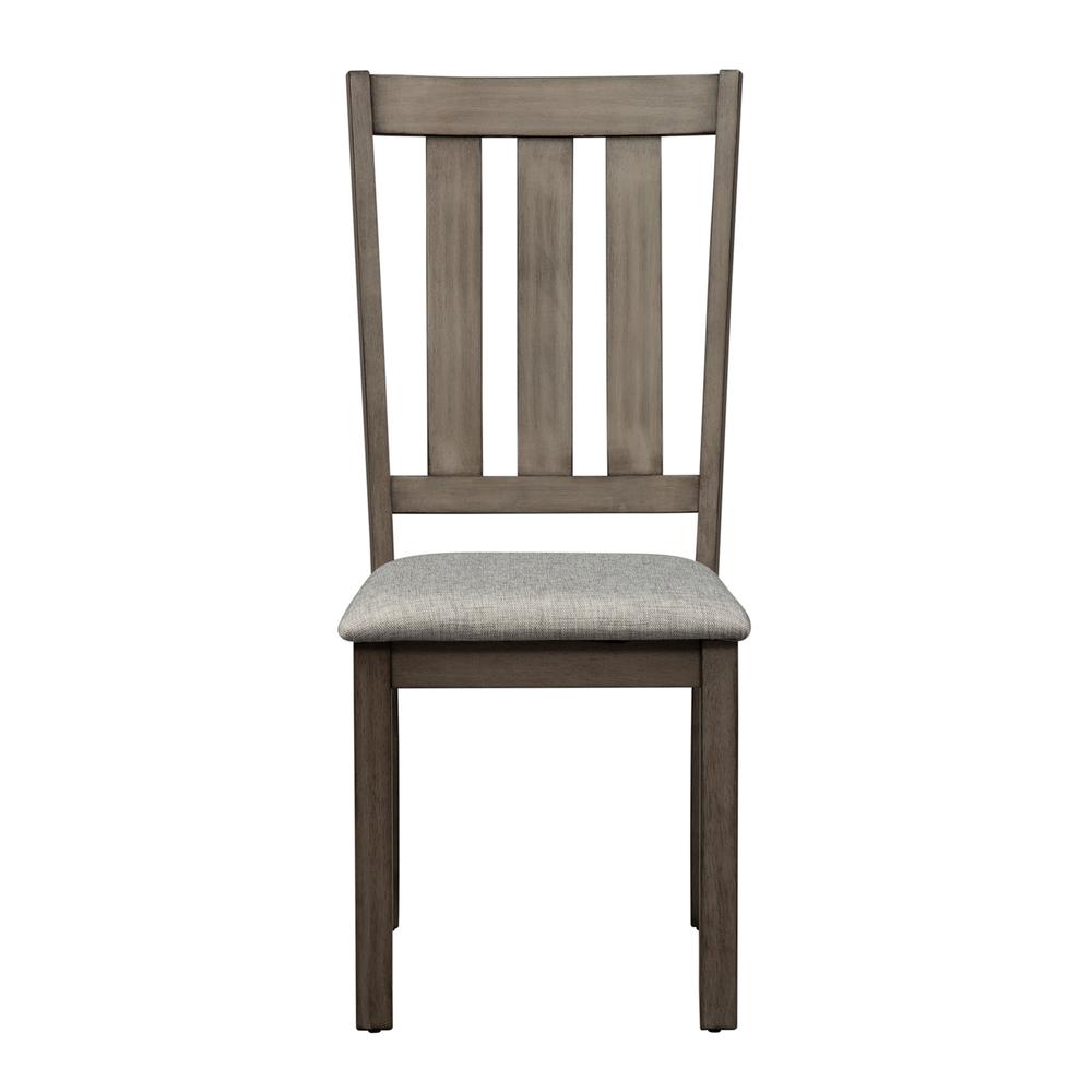 Tanners Creek Slat Back Side Chair (RTA) in Graystone. Picture 2