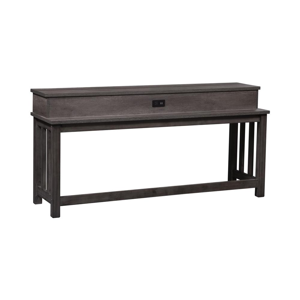 Tanners Creek Console Bar Table in Graystone. Picture 1