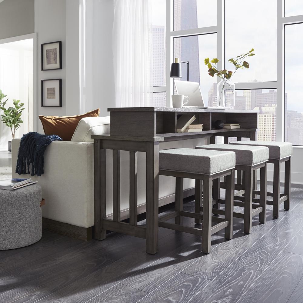 Tanners Creek Console Bar Table in Graystone. Picture 7