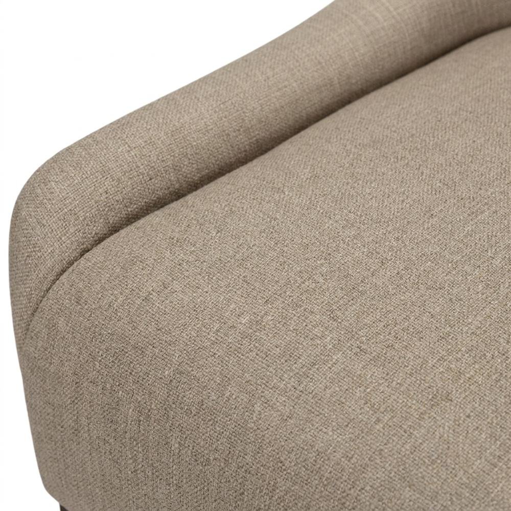 Upholstered Traditional Dining Chairs for Living Room, Brown, Set of 2. Picture 7