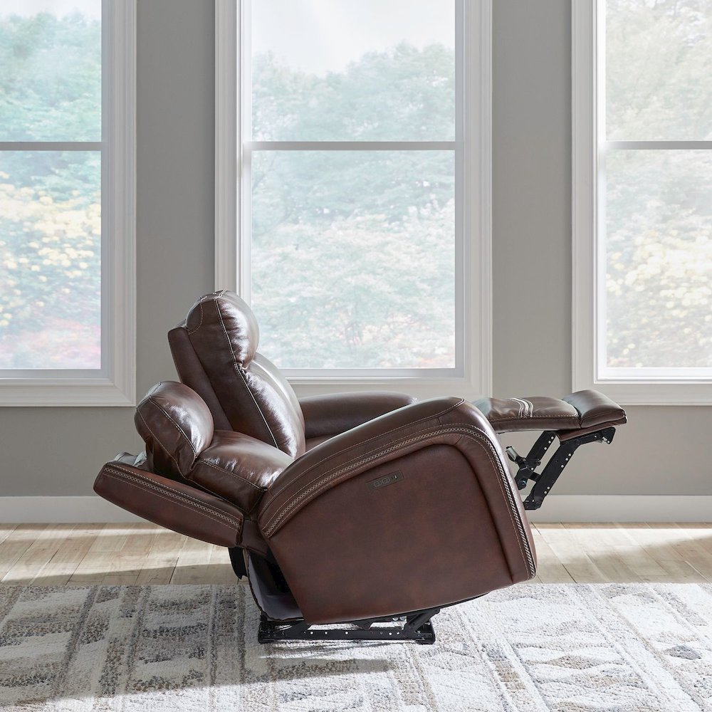 Power Three Seat Dual Reclining Sofa, Power Headrest and Zero Gravity. Picture 4