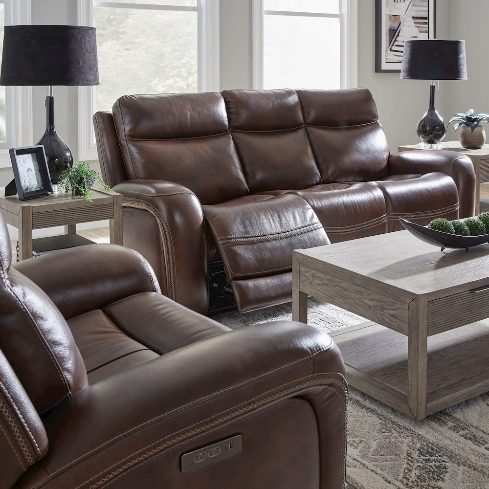 Power Three Seat Dual Reclining Sofa, Power Headrest and Zero Gravity. Picture 8