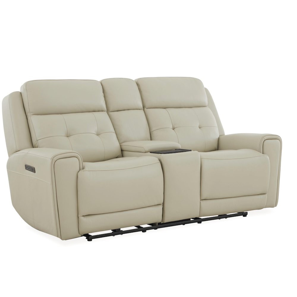 Dual Reclining Loveseat w/ Console, Power Headrest, Lumbar with Zero Gravity. Picture 1