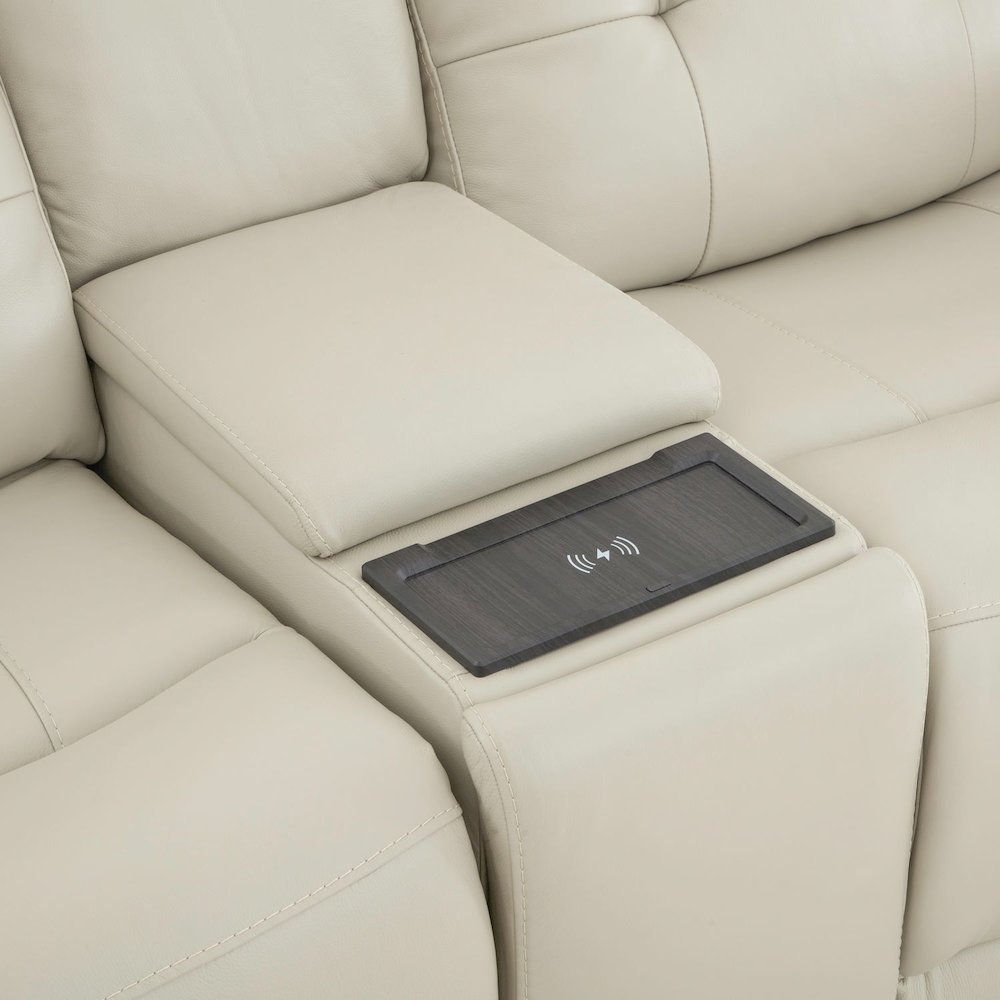 Dual Reclining Loveseat w/ Console, Power Headrest, Lumbar with Zero Gravity. Picture 9