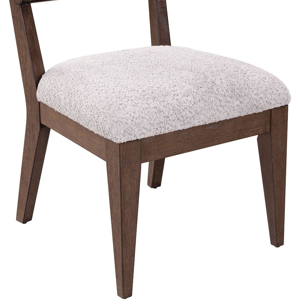 Cascade Falls Panel Back Side Chair for Dining Room - Set of 2  - Satin Espresso. Picture 8