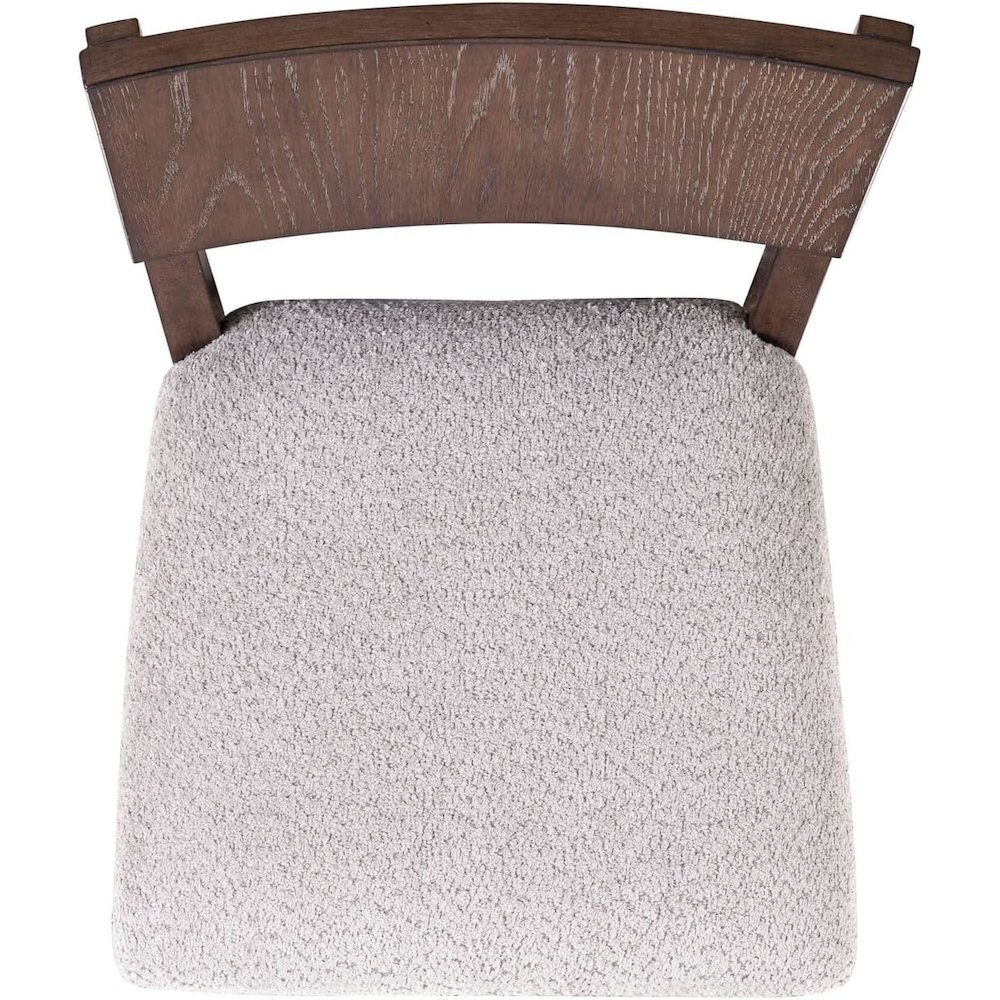 Cascade Falls Panel Back Side Chair for Dining Room - Set of 2  - Satin Espresso. Picture 5