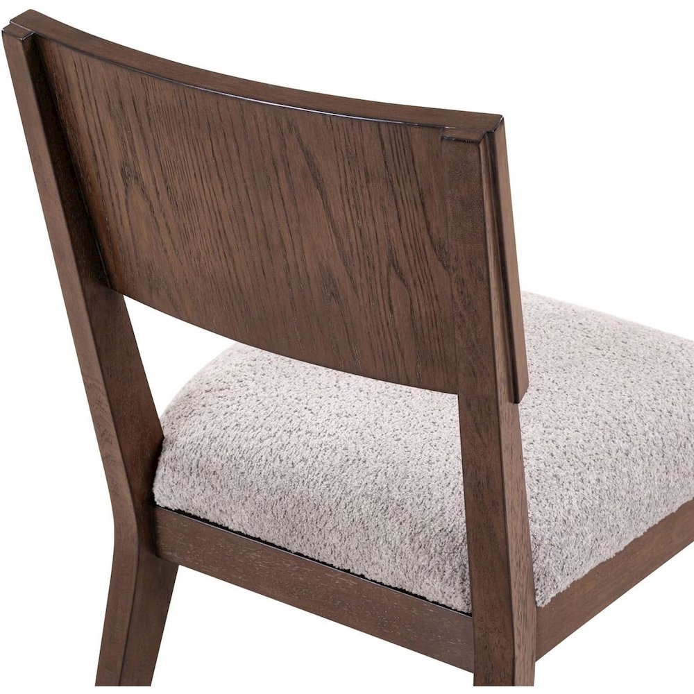 Cascade Falls Panel Back Side Chair for Dining Room - Set of 2  - Satin Espresso. Picture 7