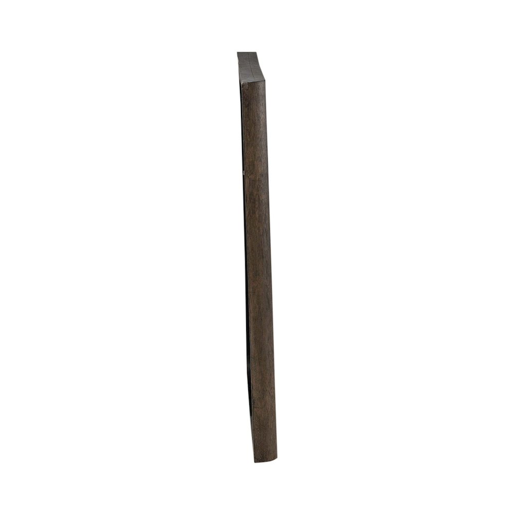Cascade Falls Mirror for Bedroom Dresser Mount - Satin Espresso Oak. Picture 4