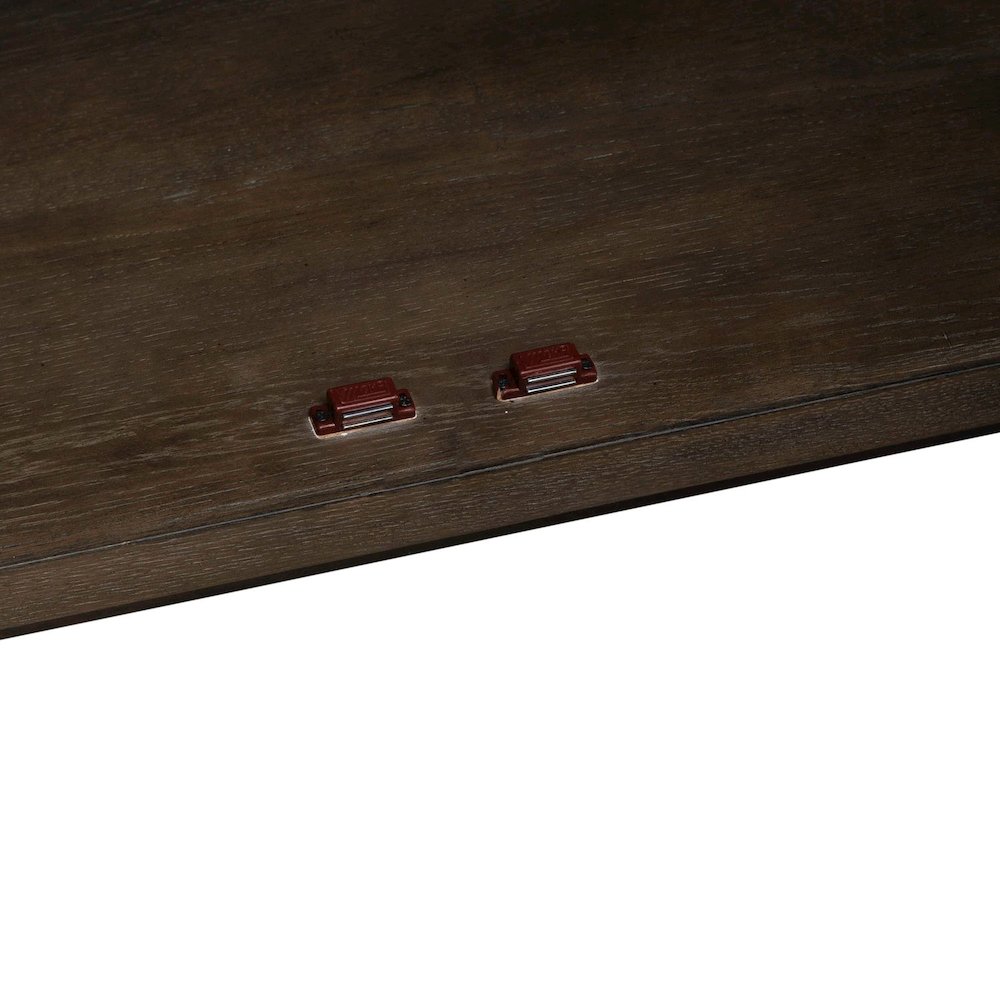 Cascade Falls Display Cabinet for Dining Room with LED Light- Satin Espresso. Picture 10