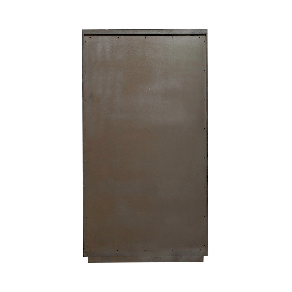 Cascade Falls Display Cabinet for Dining Room with LED Light- Satin Espresso. Picture 4