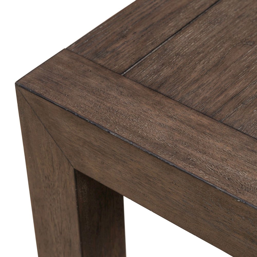 Cascade Falls Living Room Square End Table - Satin Espresso. Picture 7