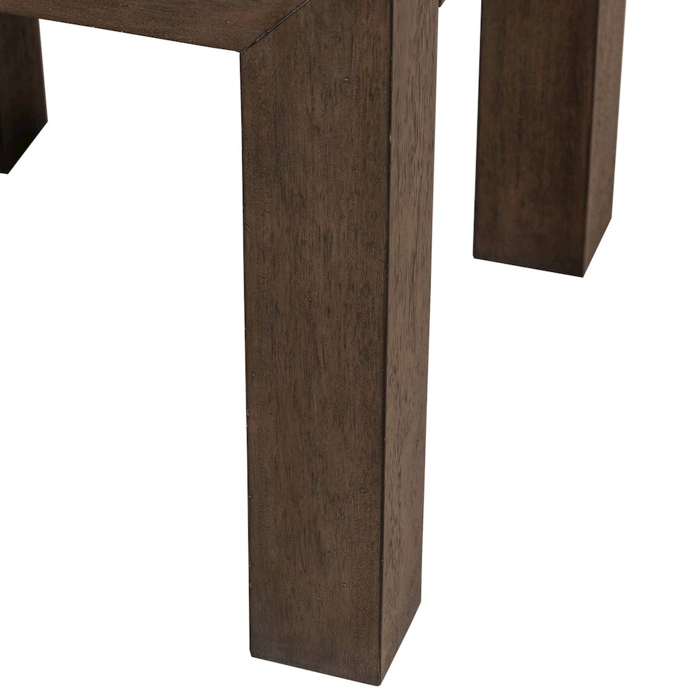 Cascade Falls Living Room Square End Table - Satin Espresso. Picture 8