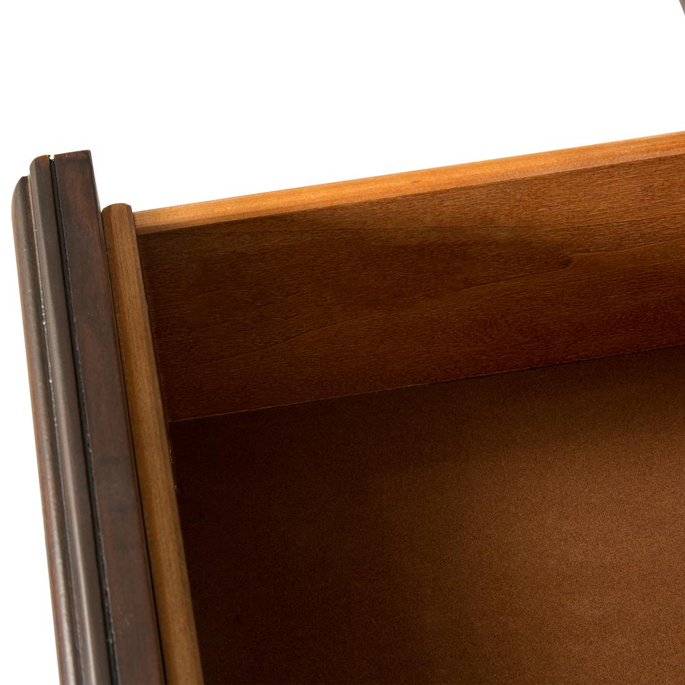 Messina Estates 3 Drawer Night Stand in Cognac. Picture 5