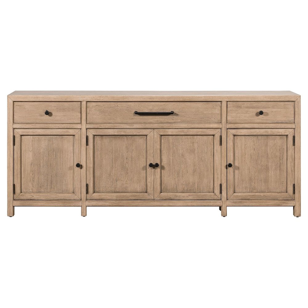 Proximity Place 82 Inch TV Console for Living Room  - Barley Buff. Picture 1