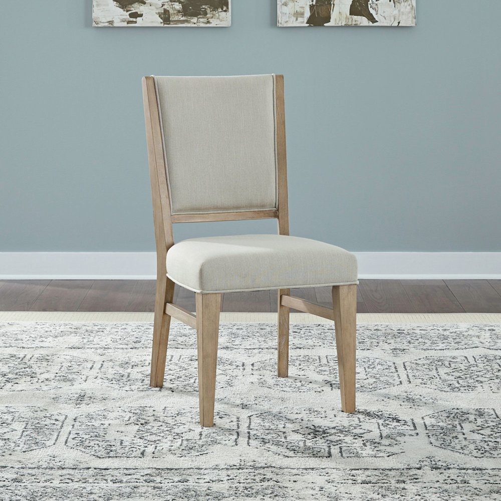 Brentwood Uph Side Chair (RTA) - Sandstone. Picture 1