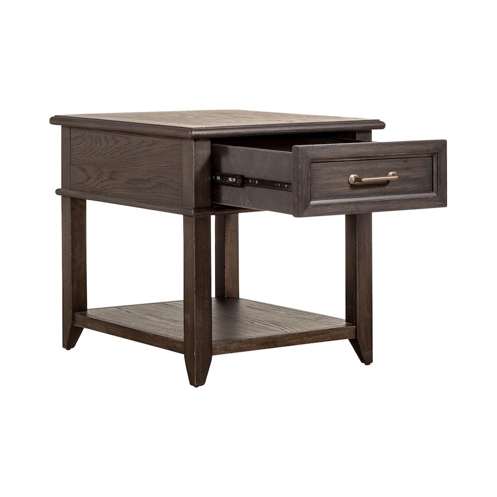3 Pc Living Room Set - Rectangular Lift Top Cocktail Table, 2 Drawer End Tables. Picture 8