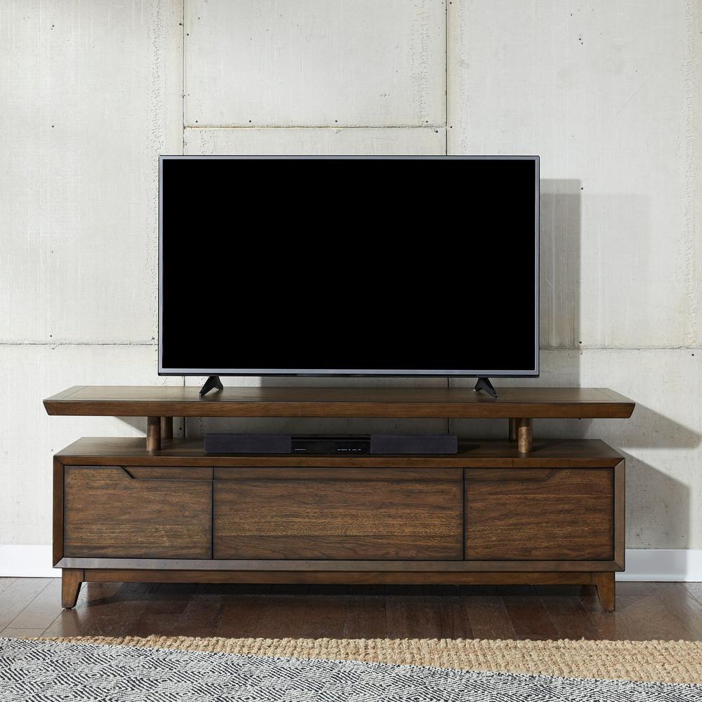 Ventura Blvd TV Console in Bronze Spice. Picture 5