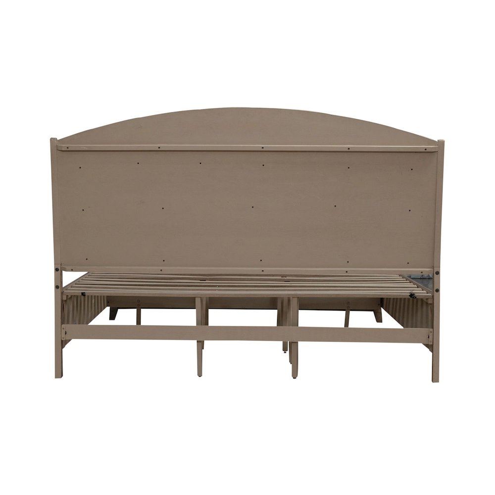 Avalon King Upholstered Storage Bed Frame with Footboard Drawer. Picture 4