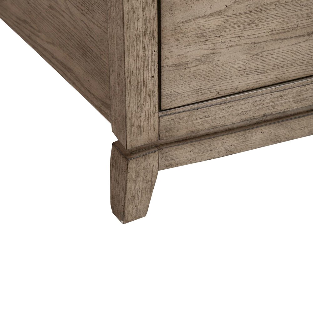 Avalon King Upholstered Storage Bed Frame with Footboard Drawer. Picture 7