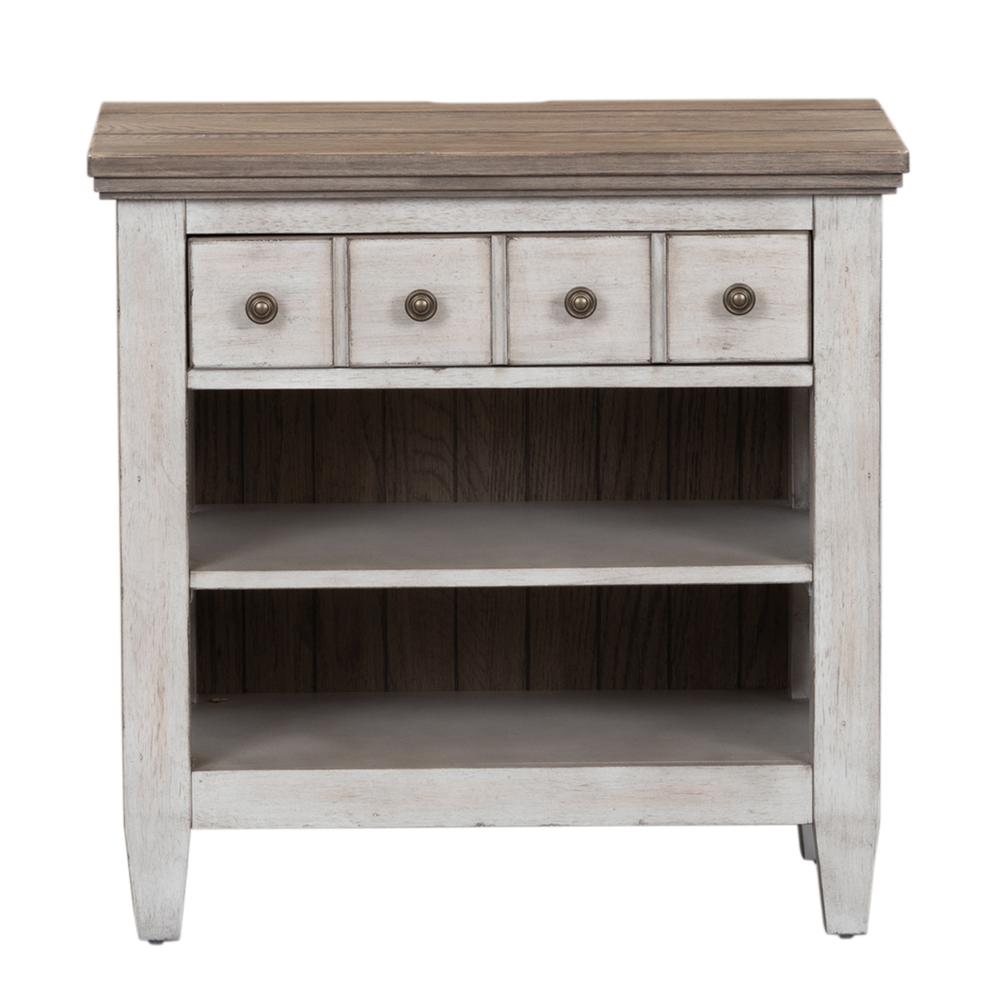 1 Drawer Night Stand w/ Charging Station. Picture 4