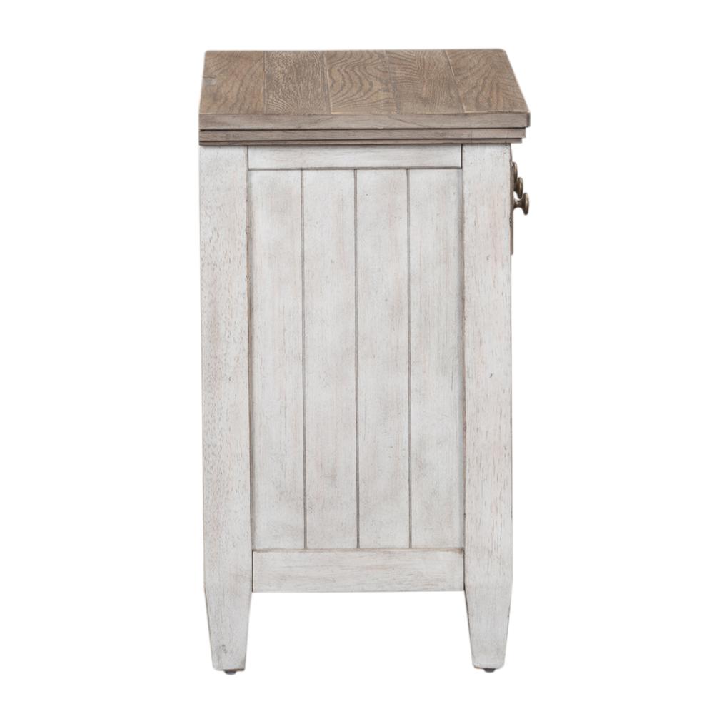 1 Drawer Night Stand w/ Charging Station. Picture 5