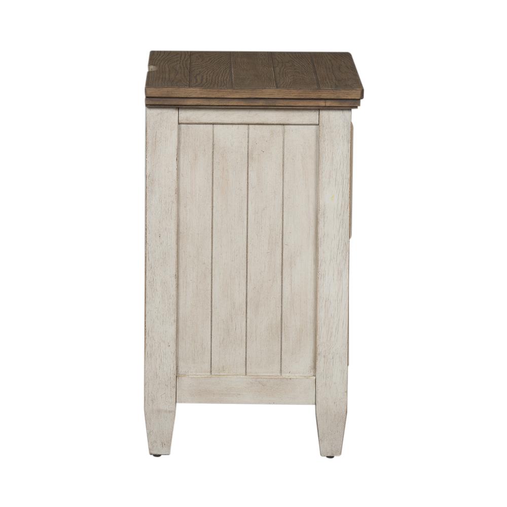 2 Drawer Night Stand w/ Charging Station. Picture 4