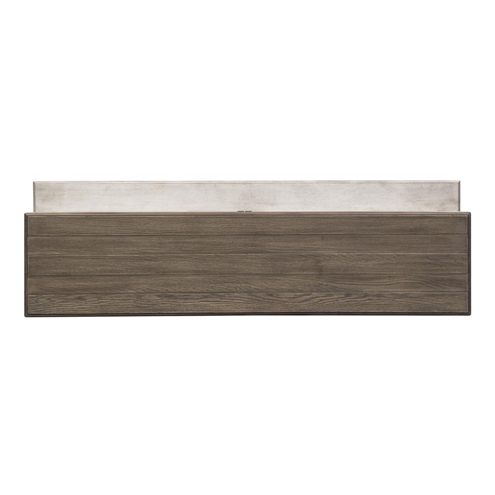 Heartland Console Bar Table in Antique White w/ Tobacco Top. Picture 10