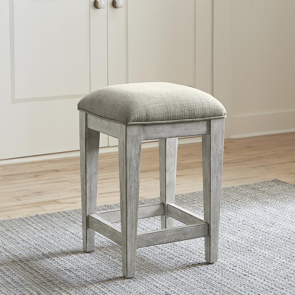Upholstered Console Stool. Picture 3