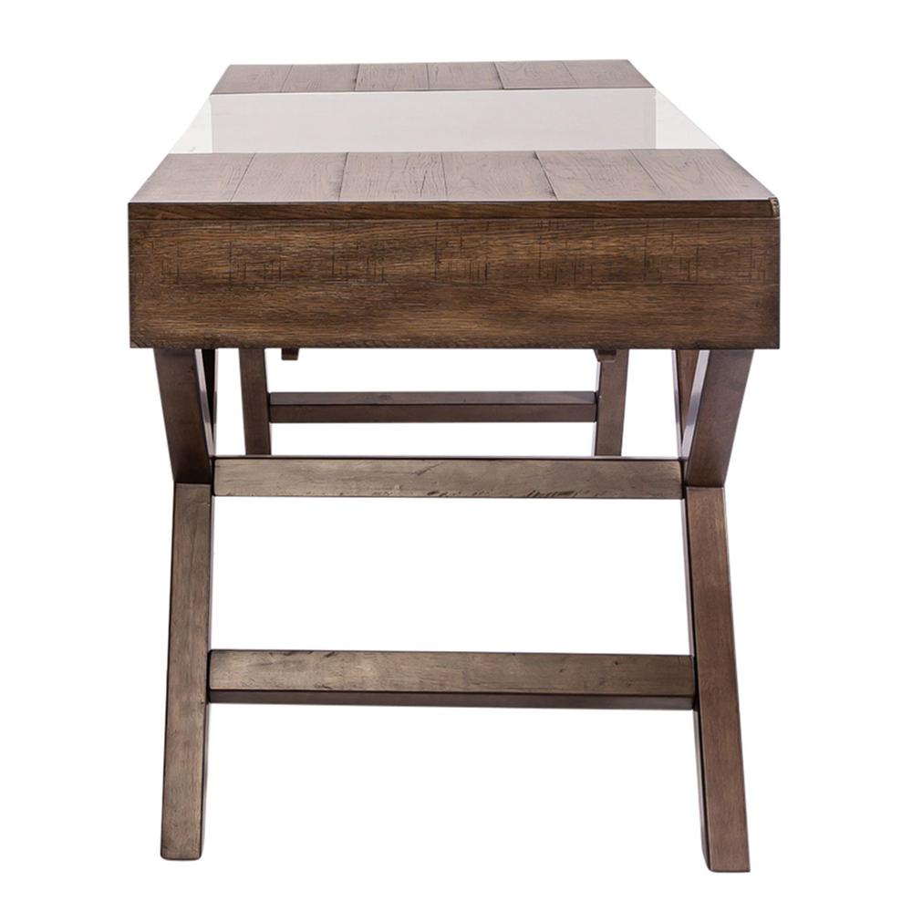 Lennox Writing Desk in Weathered Chestnut. Picture 7