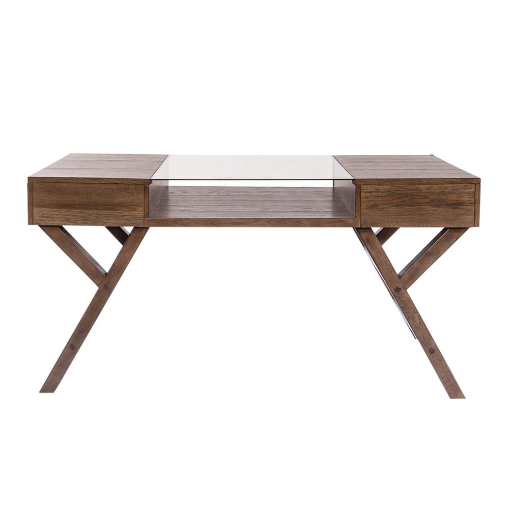 Lennox Writing Desk in Weathered Chestnut. Picture 8