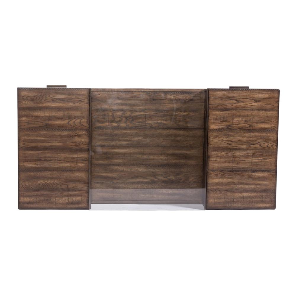 Lennox Writing Desk in Weathered Chestnut. Picture 3