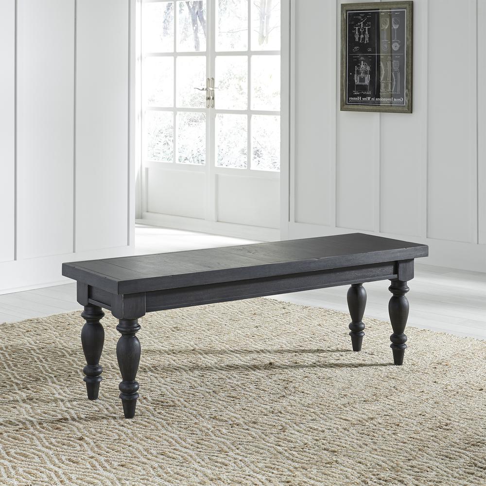 Harvest Home Backless Bench (RTA) in Chalkboard. Picture 2