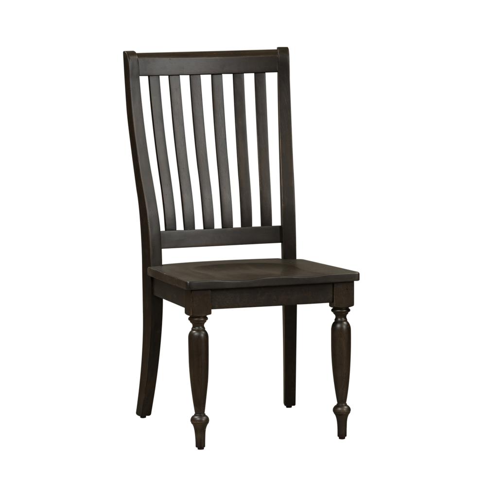 Harvest Home 7 Piece Trestle Table Set in Chalkboard. Picture 6