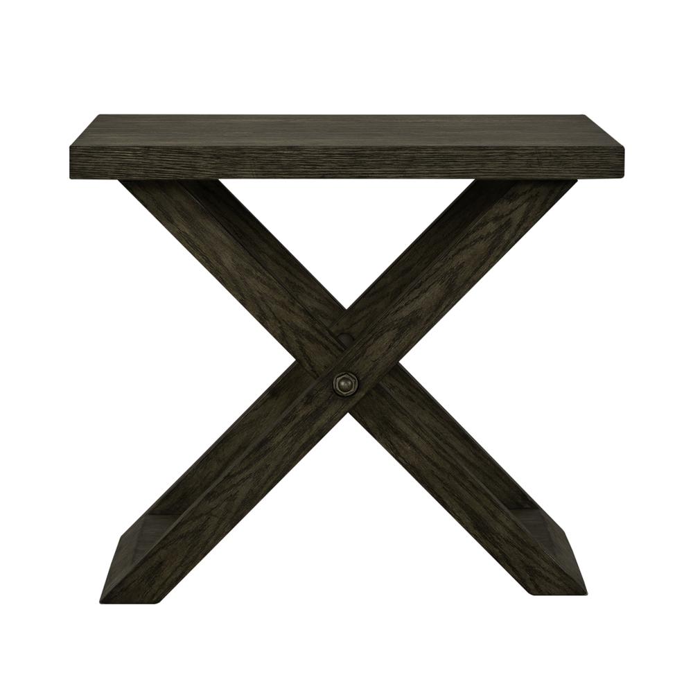 End Table Urban Brown in Russet Brown Finish. Picture 3