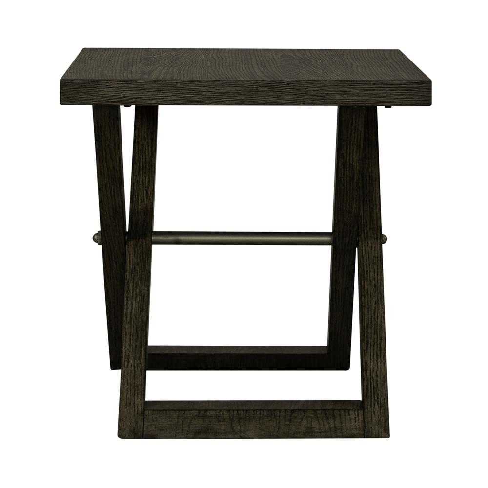 End Table Urban Brown in Russet Brown Finish. Picture 4
