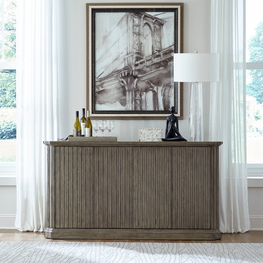 Liberty Furniture Westfield Buffet - Havana Brown Finish in Havana Brown Finish. Picture 2