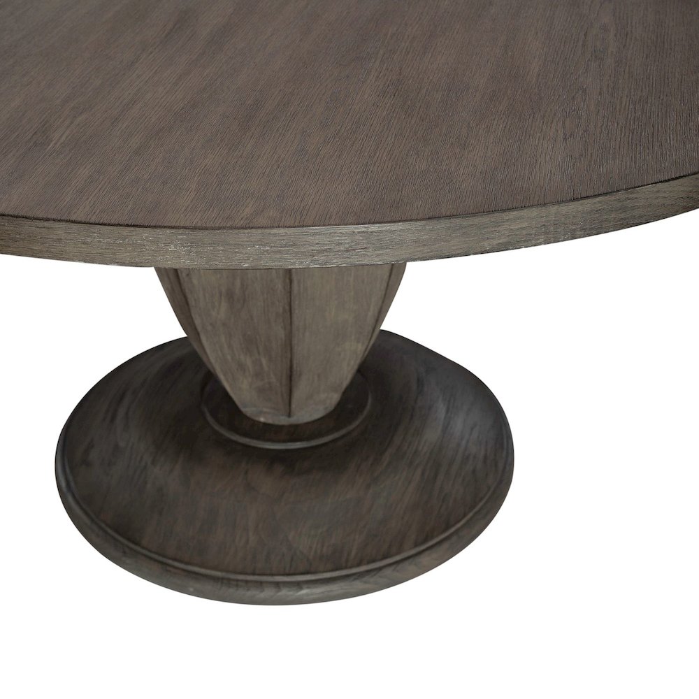 Pedestal Table Set in Havana Brown color. Picture 3