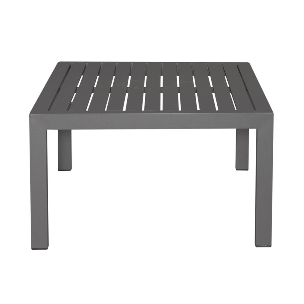 Outdoor Cocktail Table - Granite Transitional Grey in Granite Finish. Picture 3