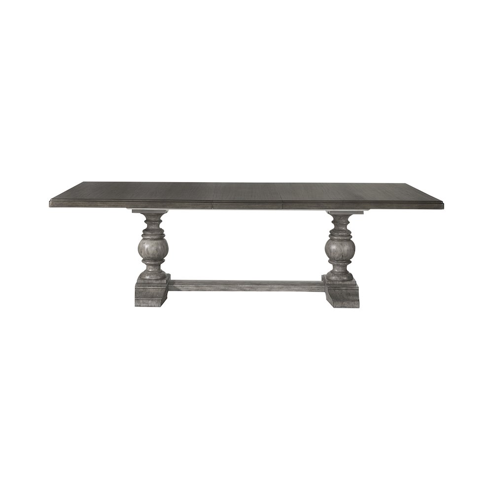 River Place Trestle Table Set in Pine Solids & Veneers. Picture 2