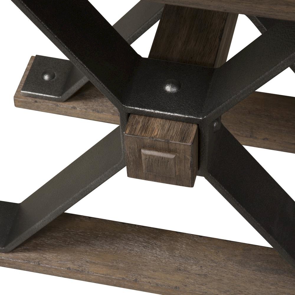 Brown Small Side Table – Elegant Sofa Table for Living Room or Couch Use. Picture 6