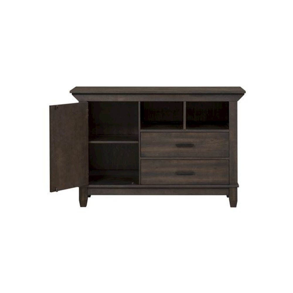 Brown Small Buffet Cabinet – Versatile Entryway or Short Floor Cabinet. Picture 3