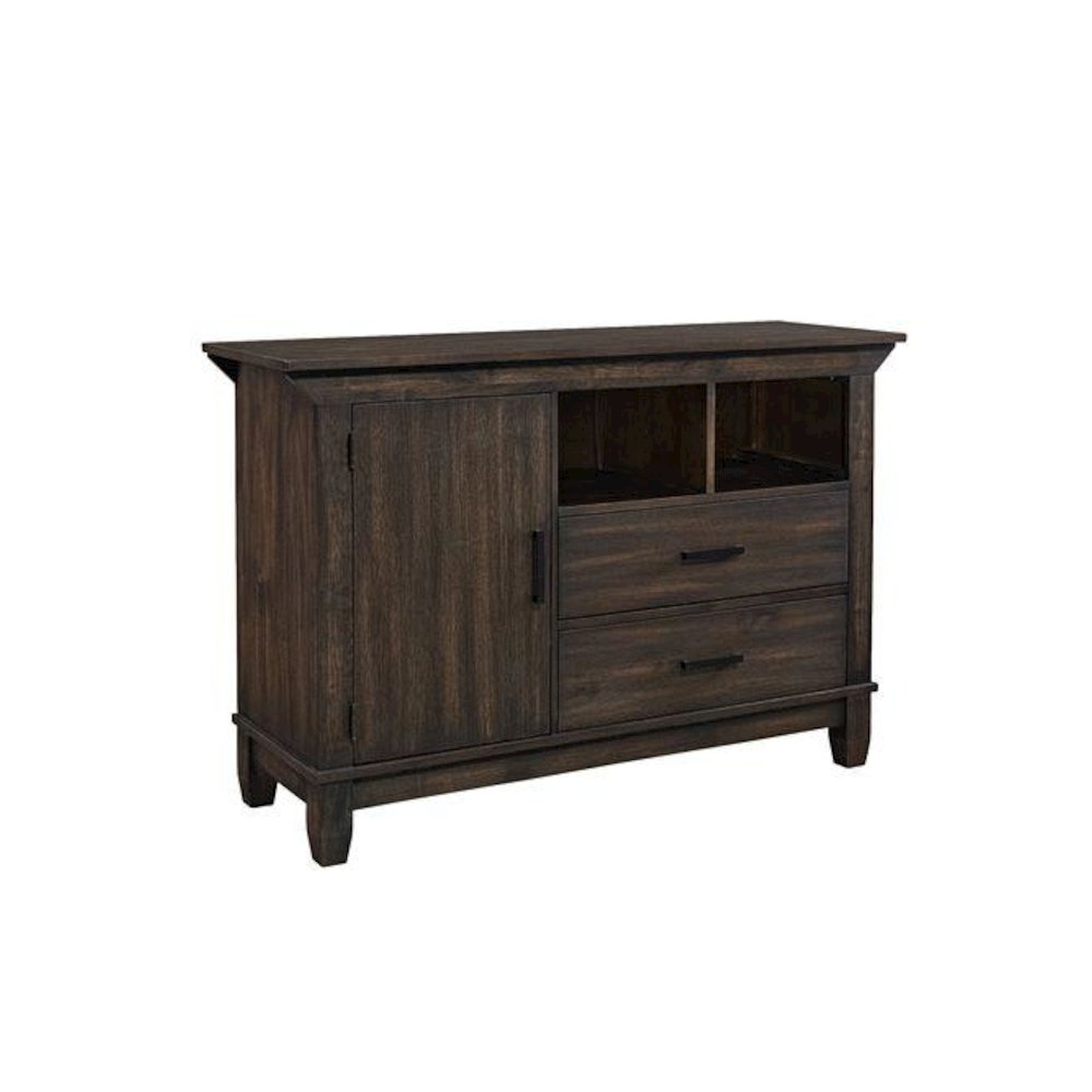 Brown Small Buffet Cabinet – Versatile Entryway or Short Floor Cabinet. Picture 1