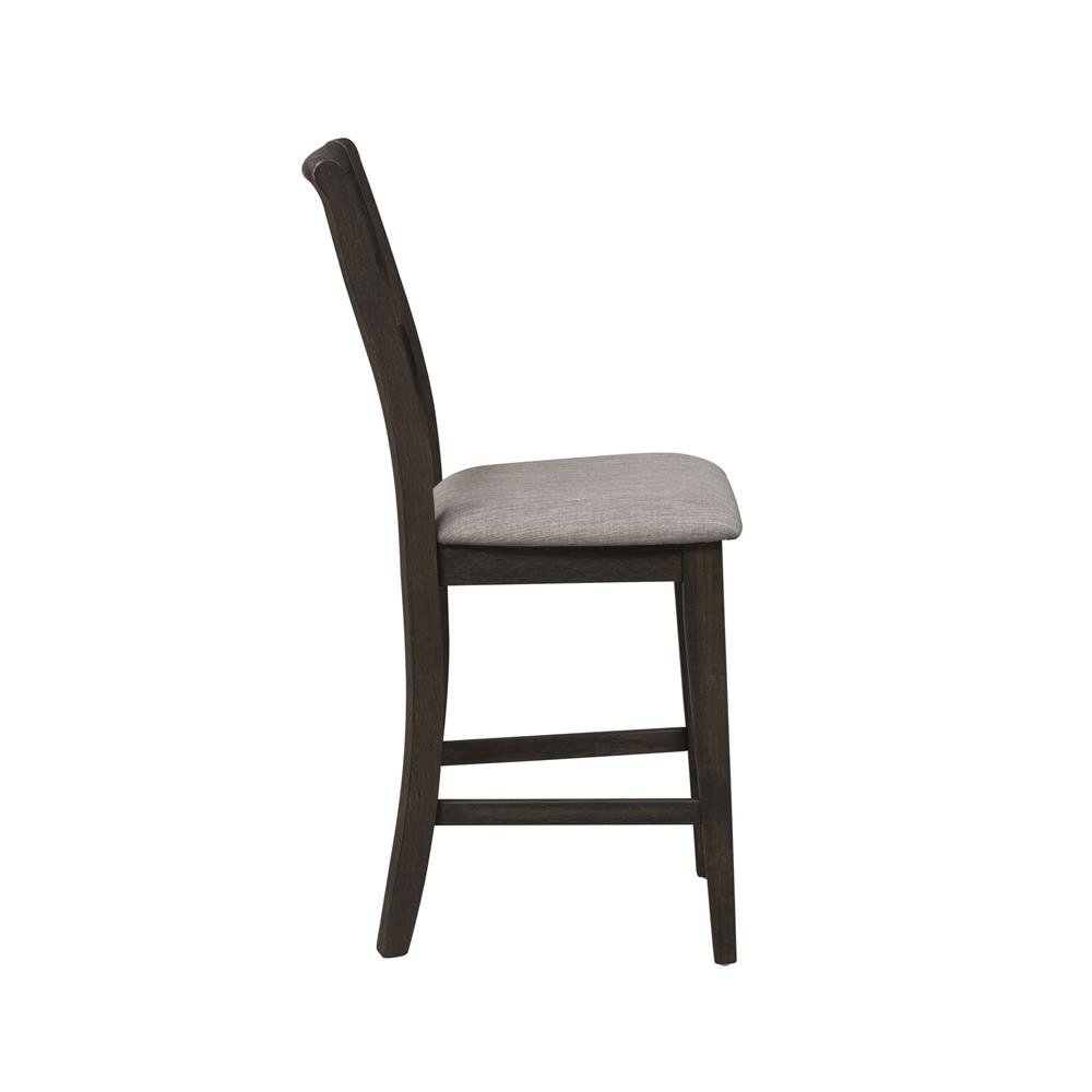 Brown Wooden Counter Height Chairs – Bar Stools with Back for Kitchens. Picture 6