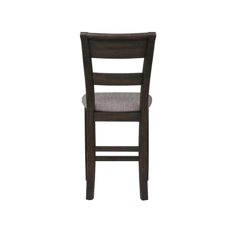 Brown Wooden Counter Height Chairs – Bar Stools with Back for Kitchens. Picture 7