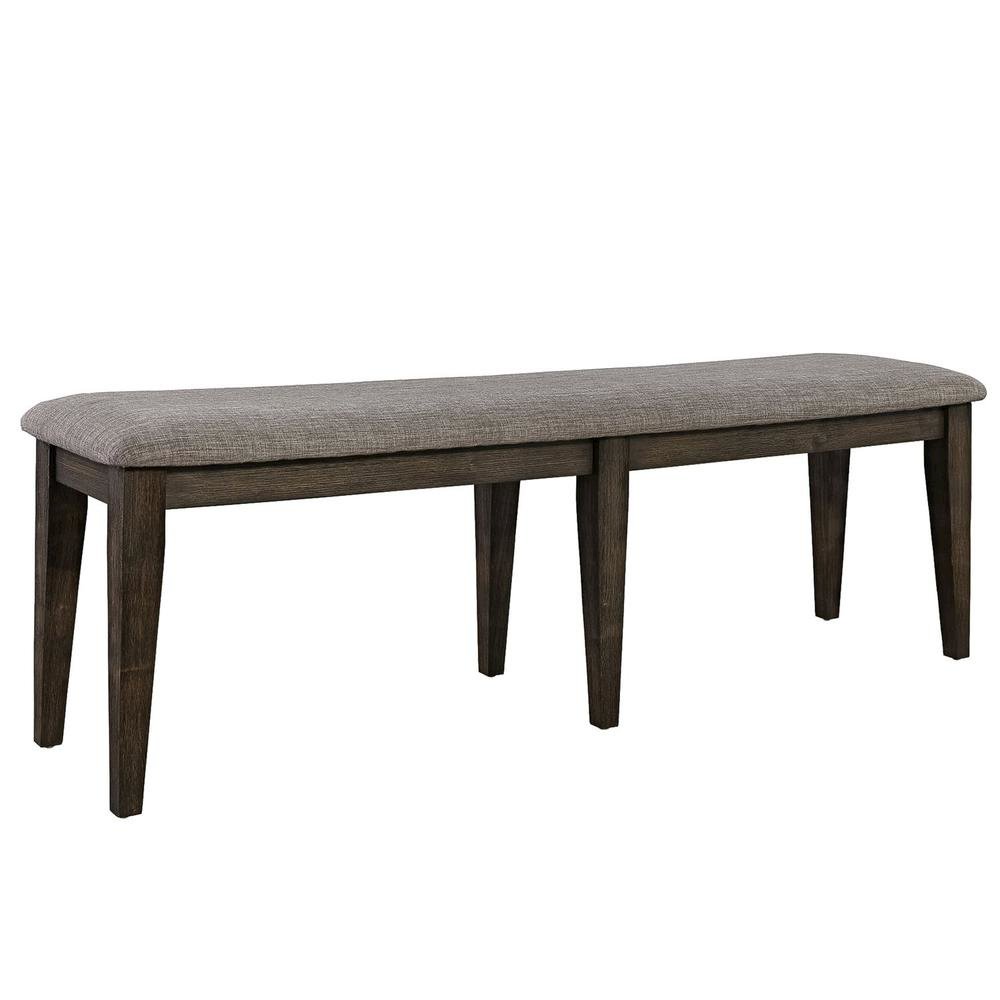 Brown Dining Bench – Solid Wood Bench for Dining Table with Storage. Picture 1