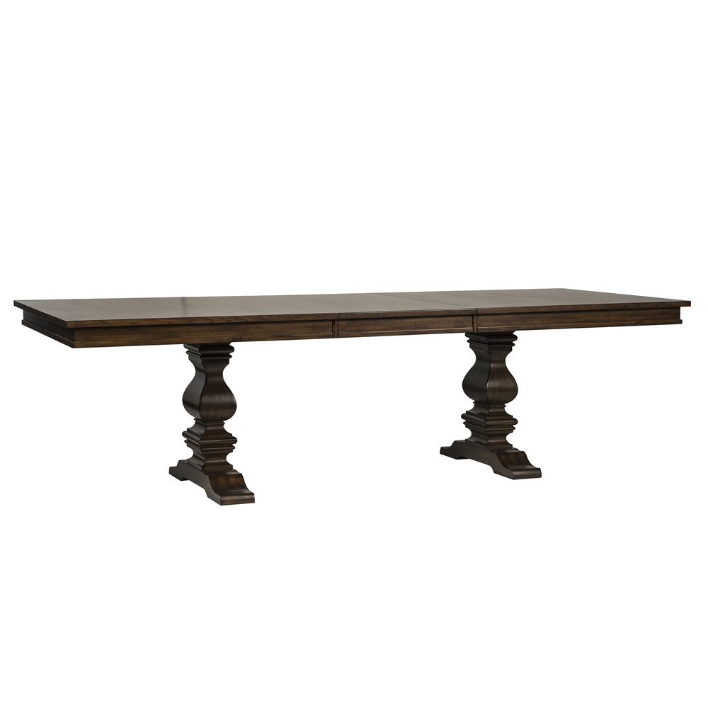 Armand Trestle Table in Antique Brownstone. Picture 3