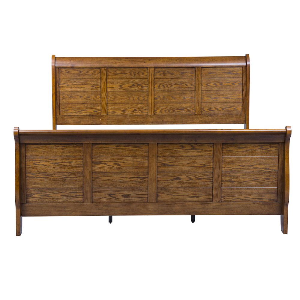 Grandpas Cabin King California Sleigh Bed, Dresser & Mirror. Picture 8