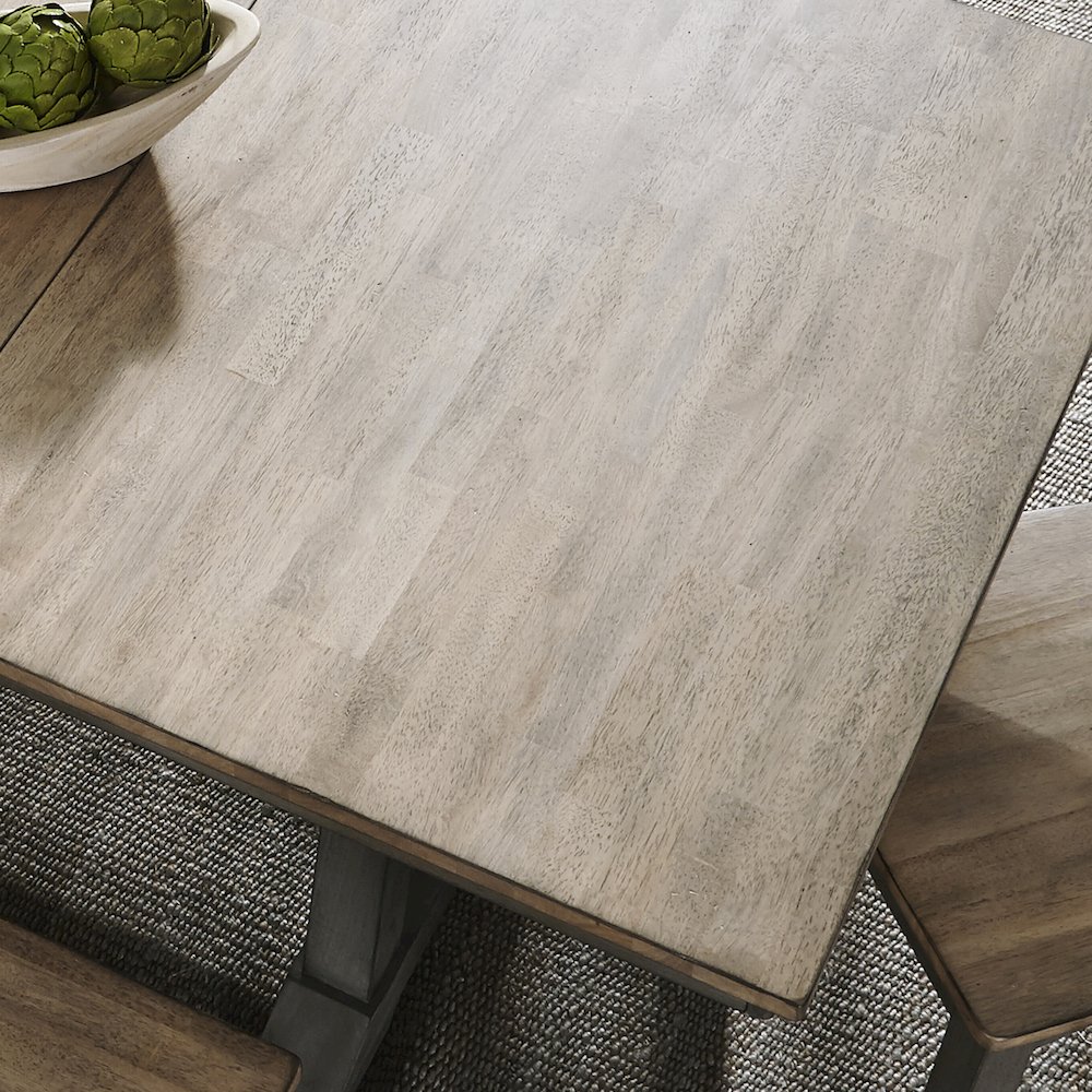 Lindsey Farm Kitchen Island in Rubberwood Solids & Veneers w/ MDF. Picture 7