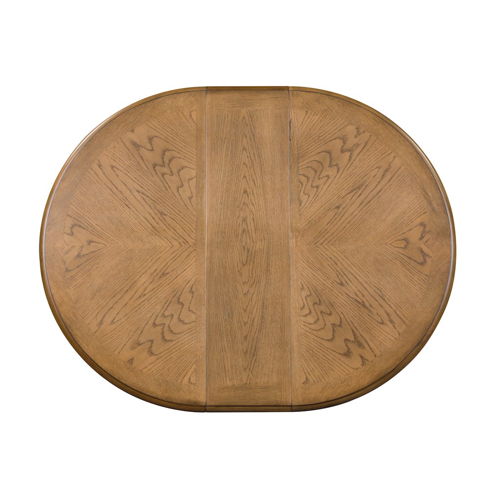 Pedestal Table Set in Rubberwood Solids & White Oak Veneers. Picture 4