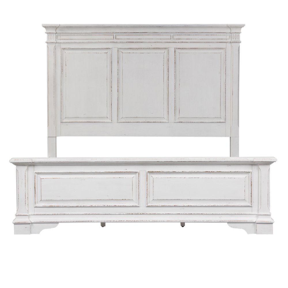 King California Panel Bed, Dresser & Mirror, Chest. Picture 3